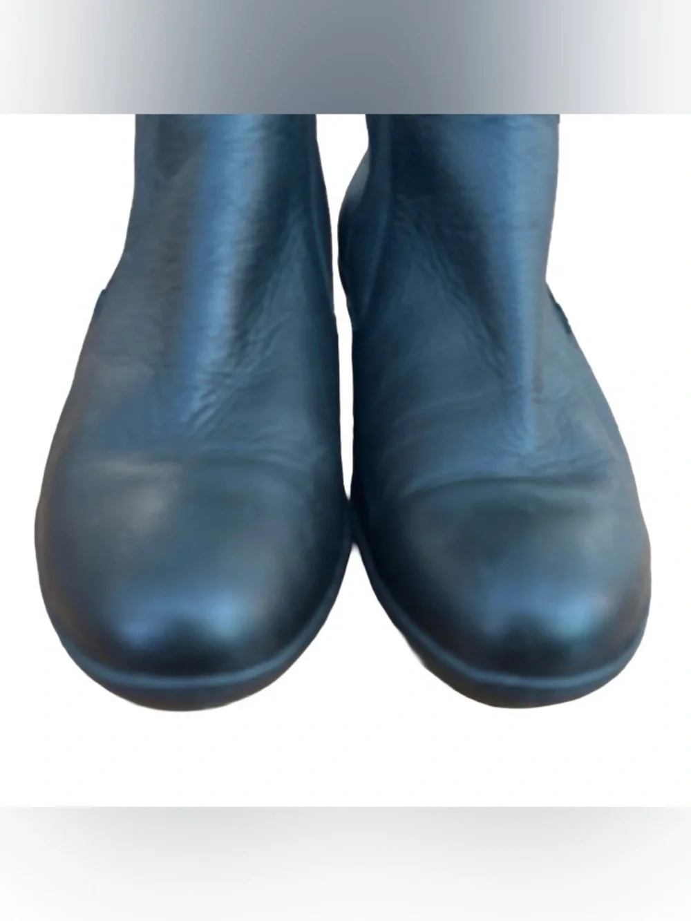 David Tate pebbled blk lthr chelsea ankl boots WM 10 WIDE comfort tradcore